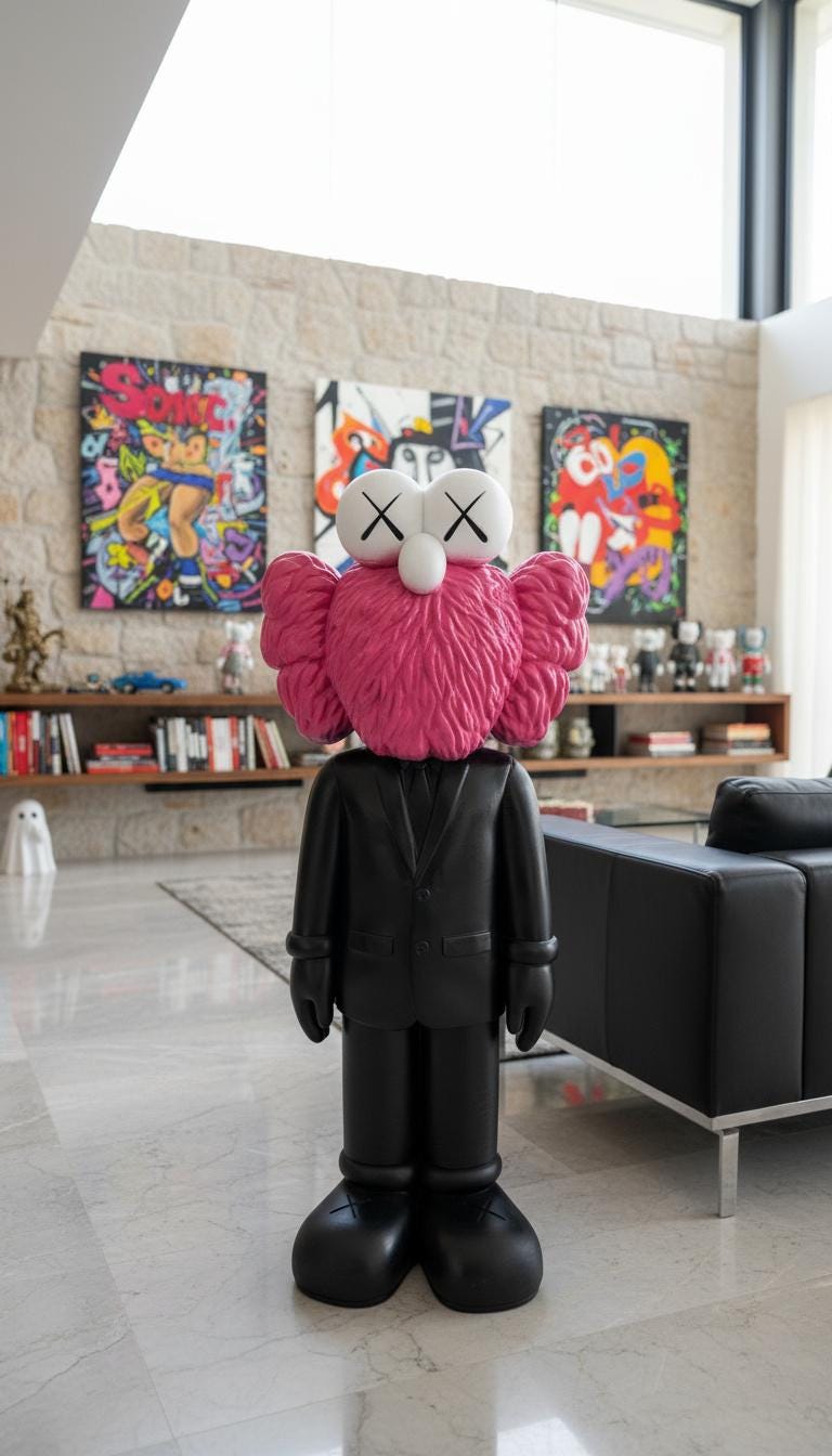 Takım Elbiseli Pop Art Figür