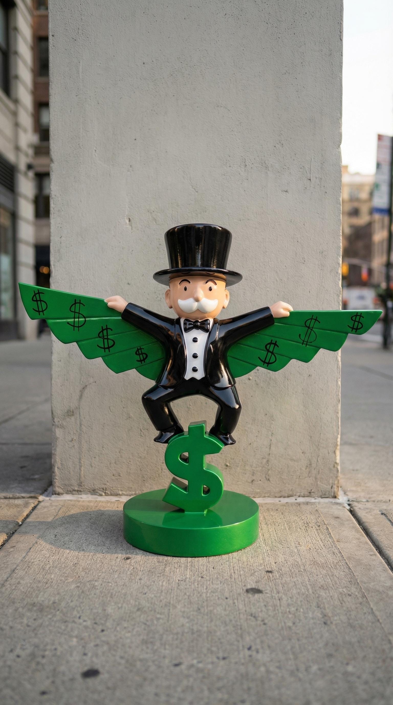 Monopoly Para Kanatlı Figür 25 cm