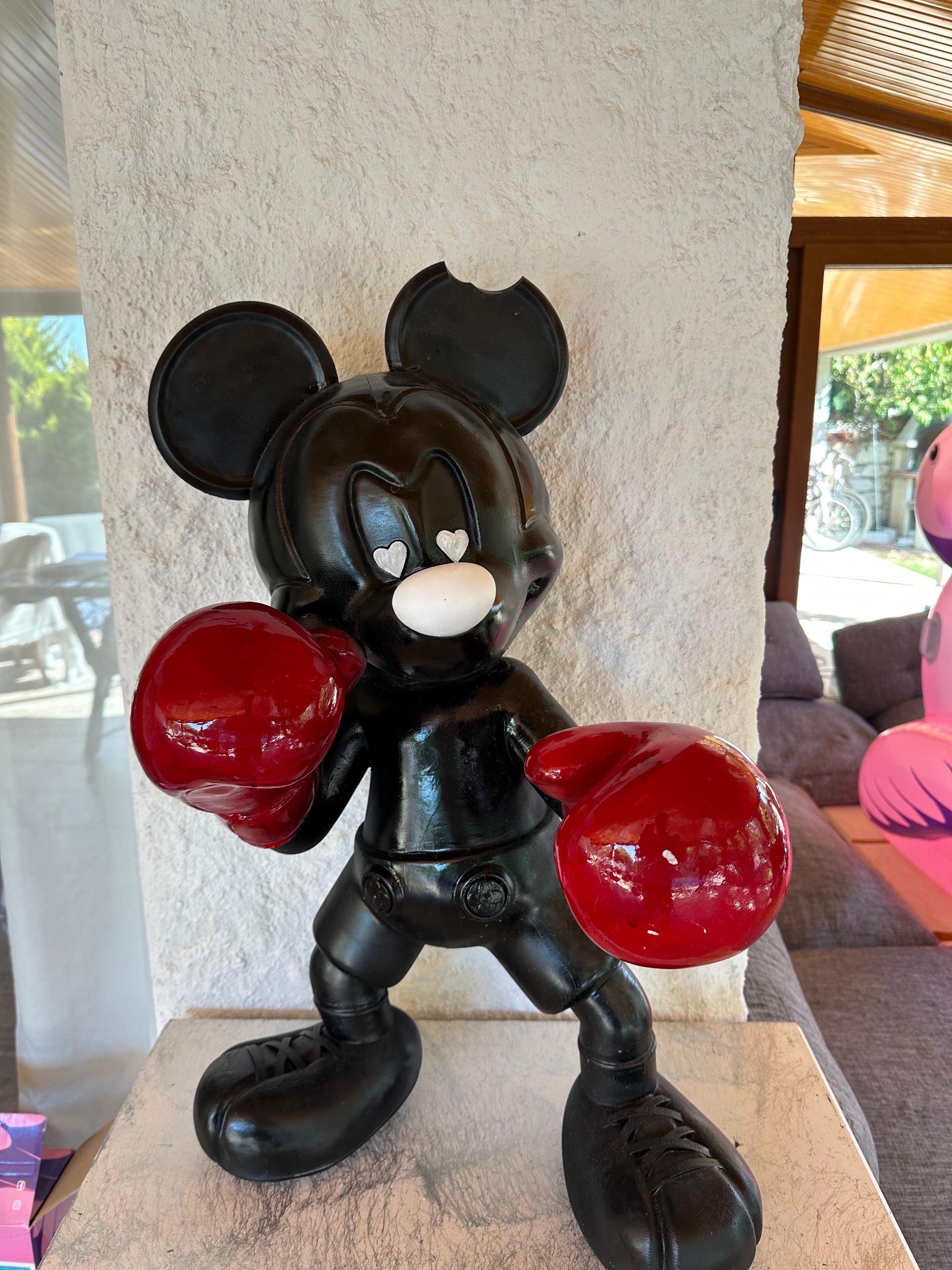 Boksör Mickey Pop Art Heykel 90 cm