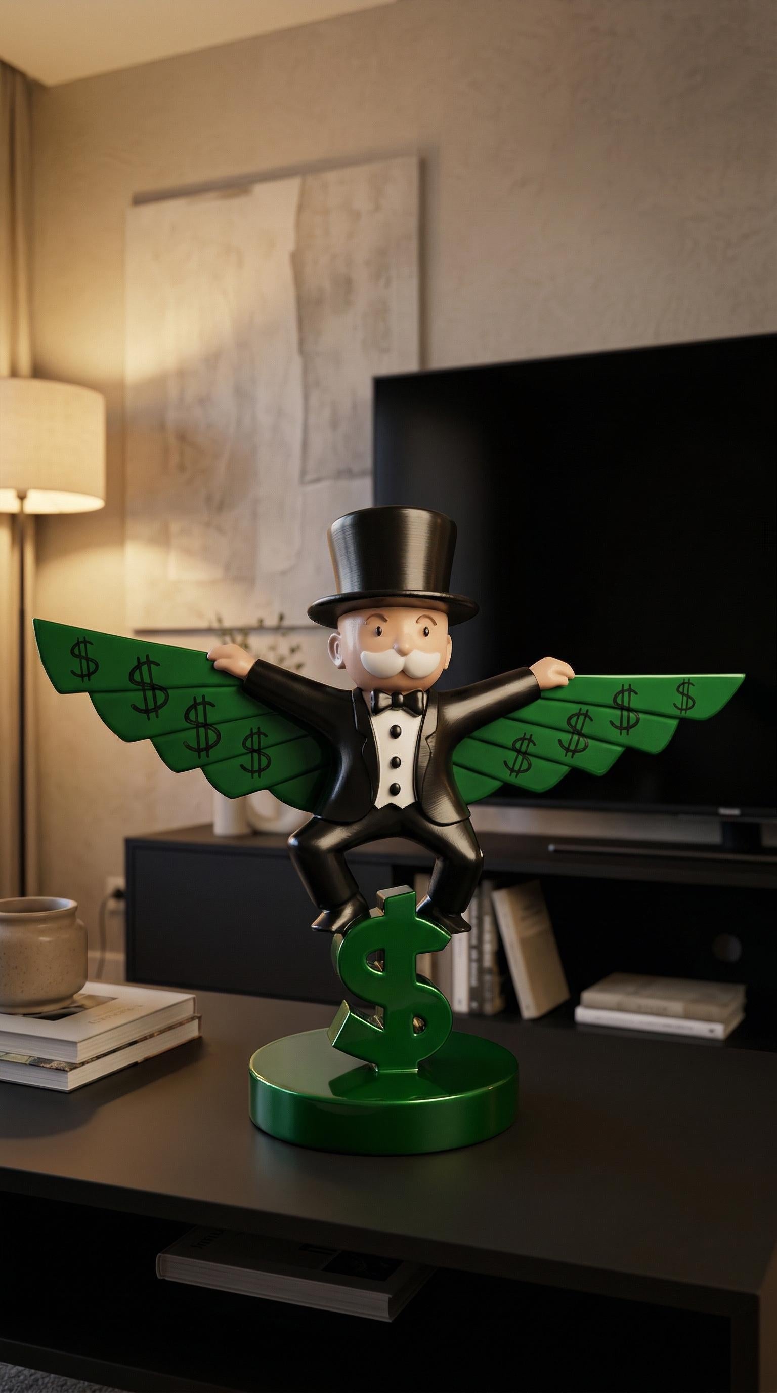 Monopoly Para Kanatlı Figür 25 cm