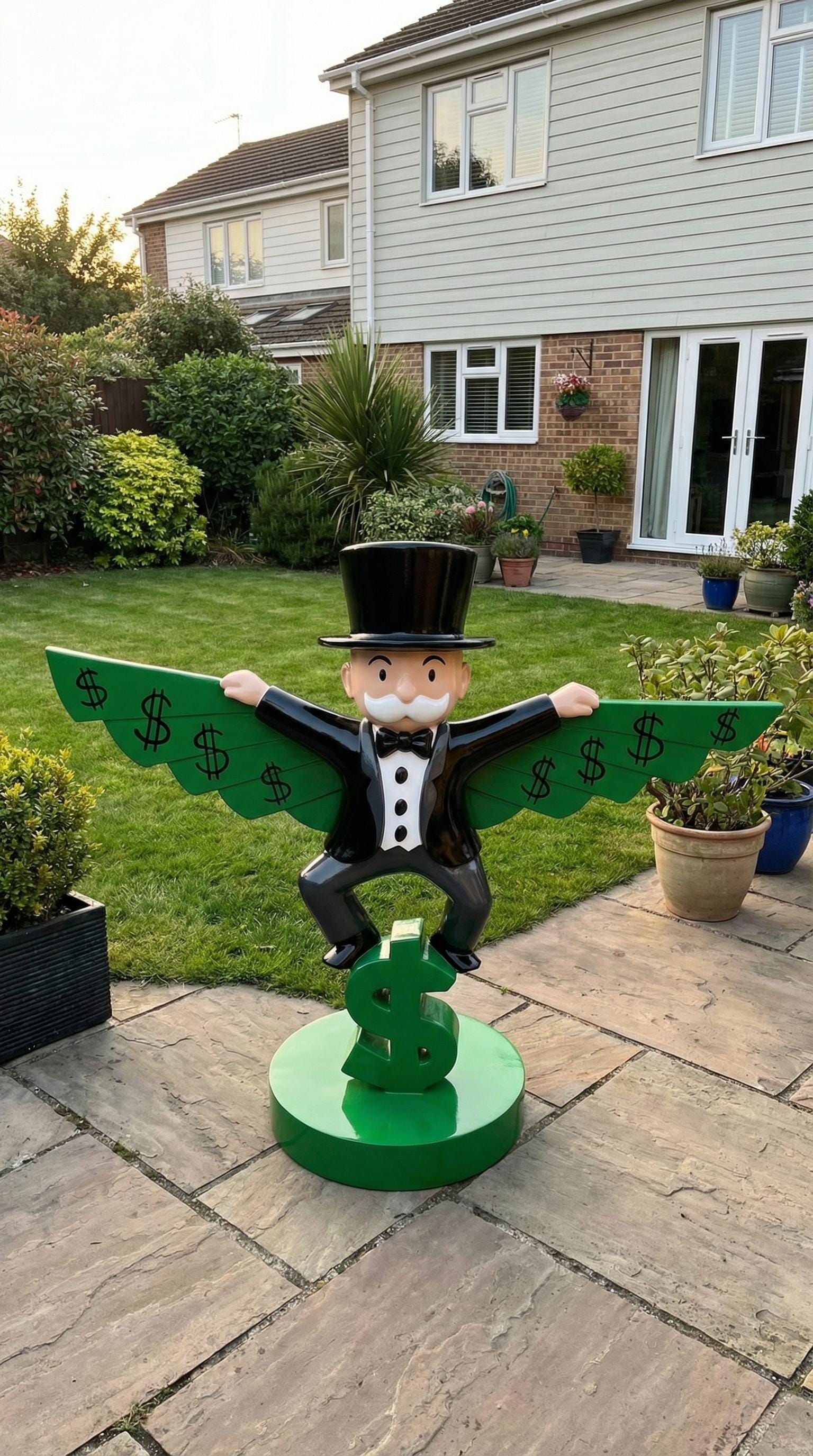 Monopoly Para Kanatlı Figür 25 cm