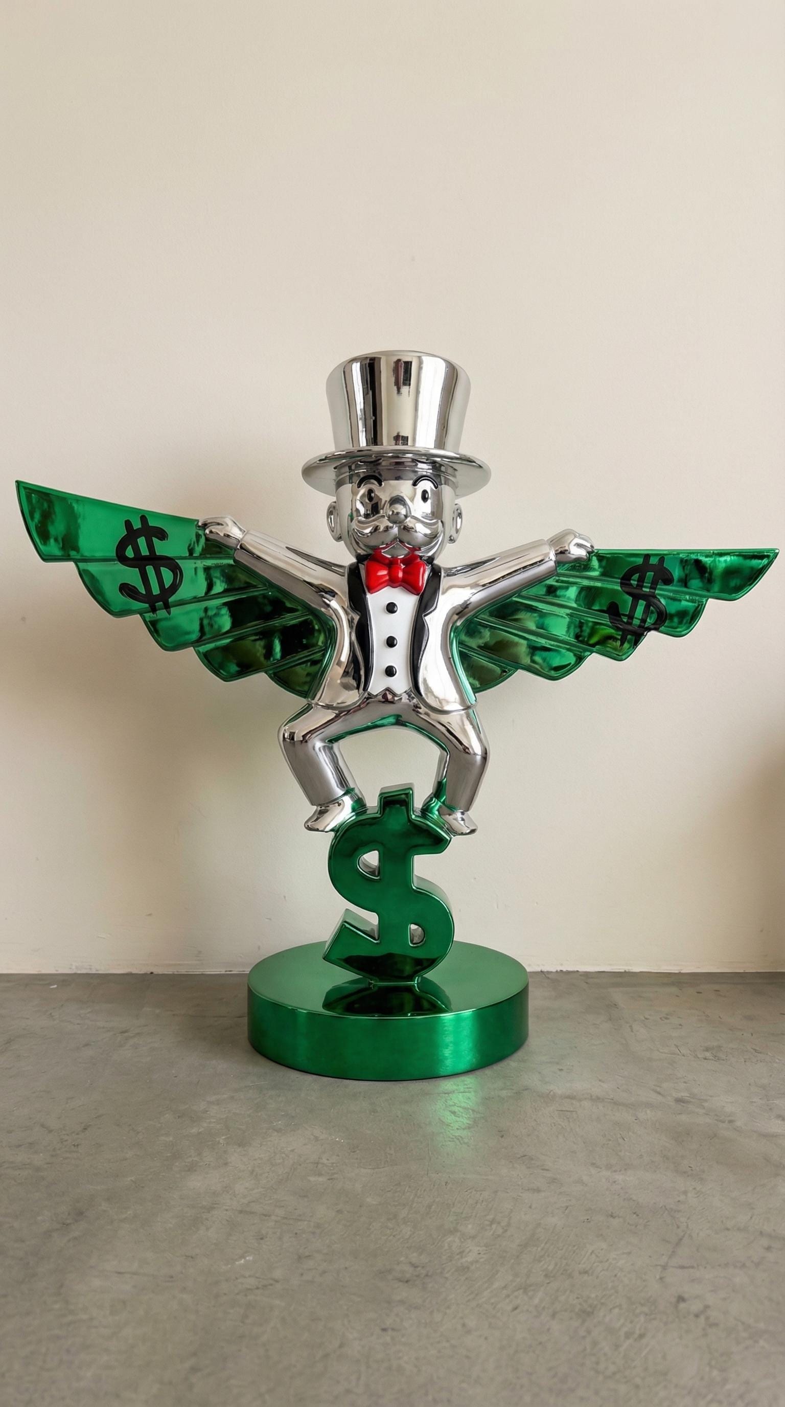 Monopoly Para Kanatları Krom 90 cm
