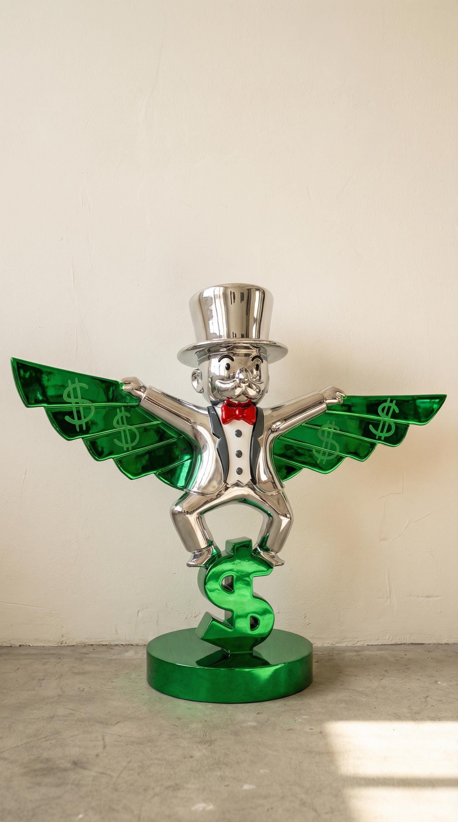 Monopoly Para Kanatları Krom 90 cm