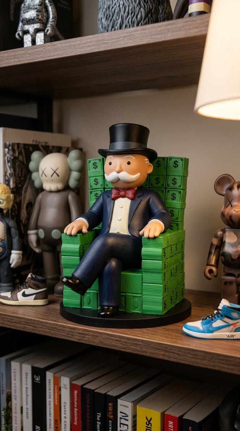 Monopoly Amca Pop Art Figür 25 cm