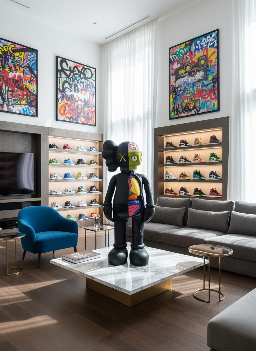 Açık Anatomi Pop Art Heykeli