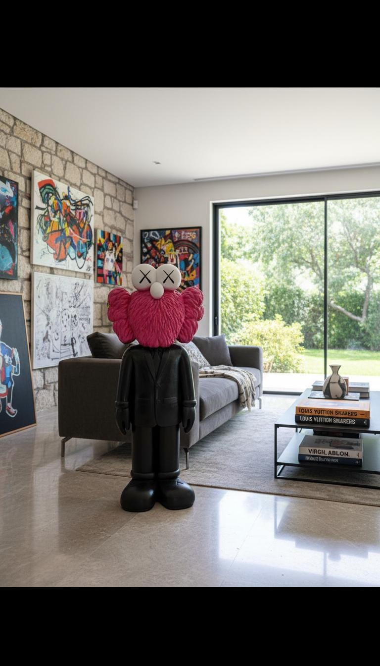 Takım Elbiseli Pop Art Figür