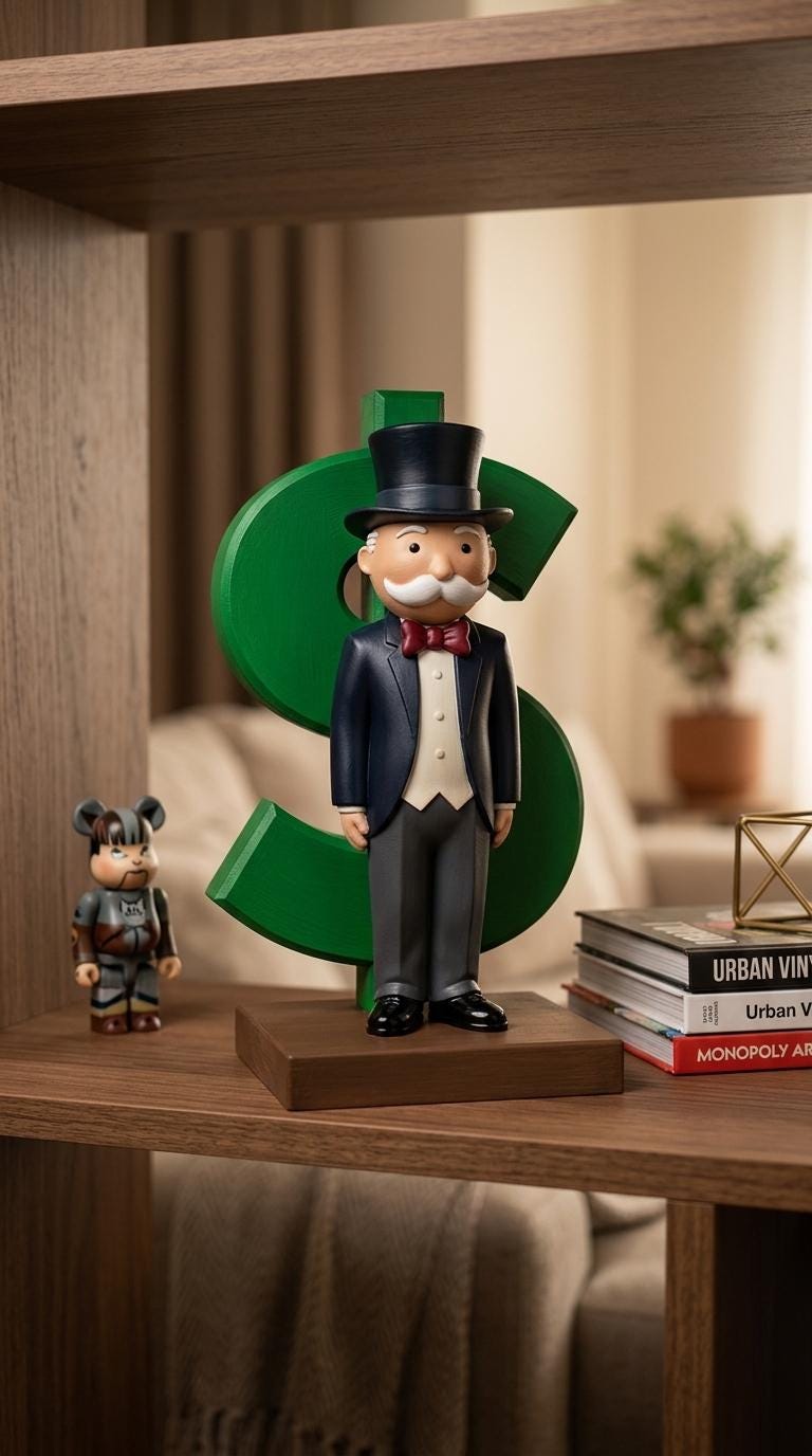 Zengin Amca Dolar Figürü