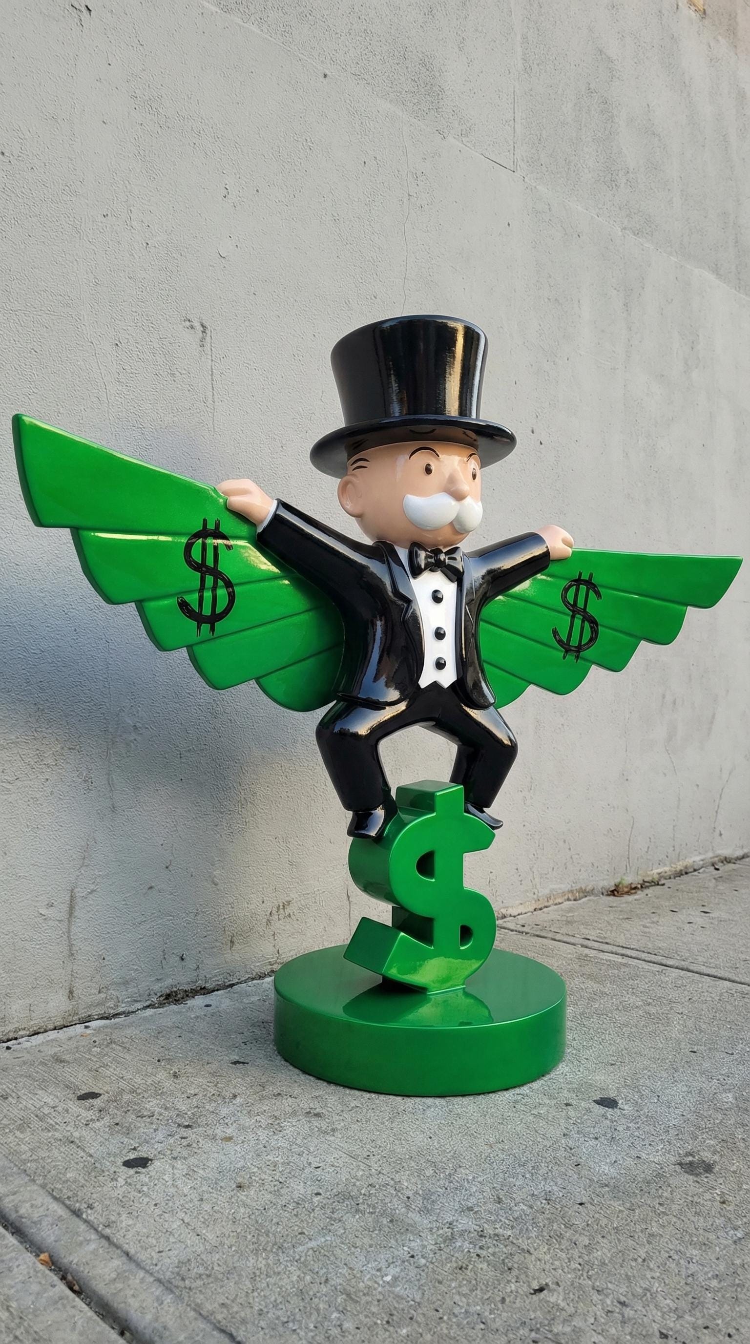 Monopoly Para Kanatları Duvar Dekoru 90 cm