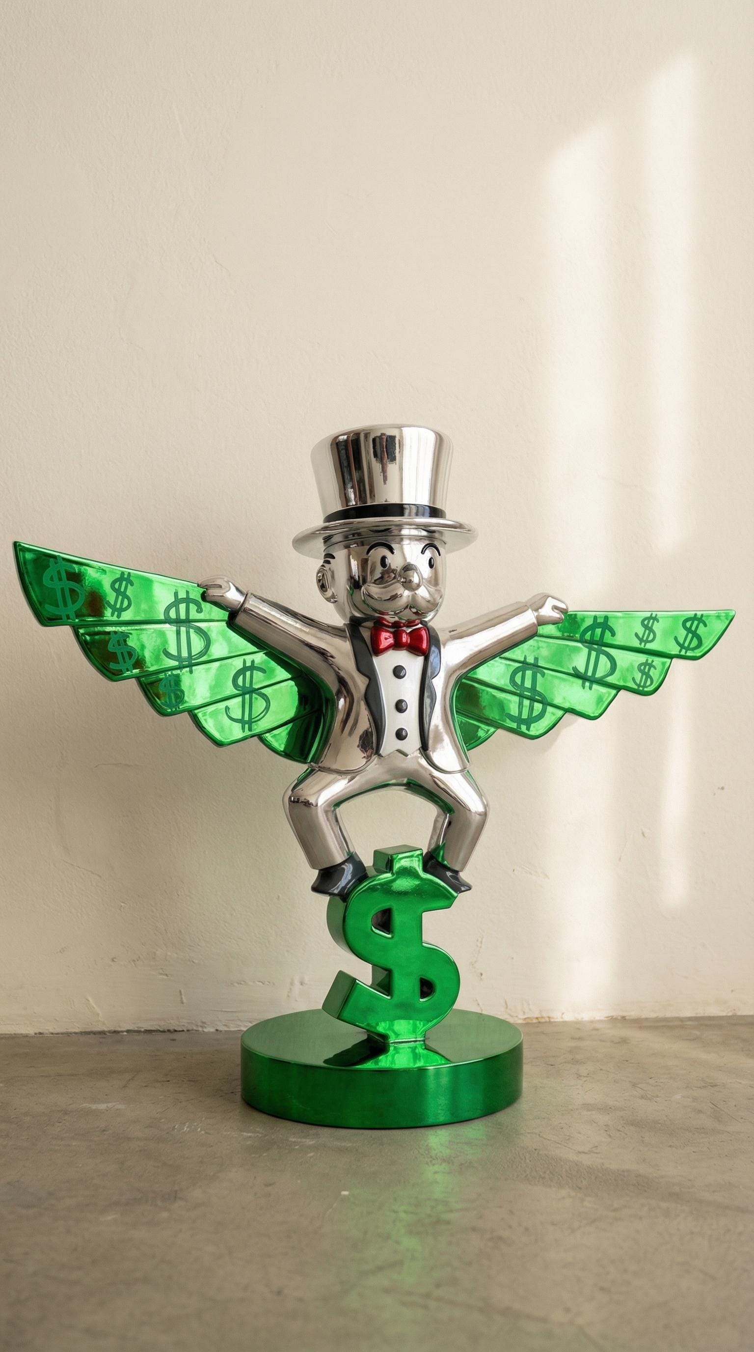 Monopoly Para Kanatları Krom 90 cm